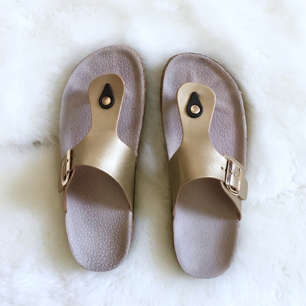 Cute Gold Sandals